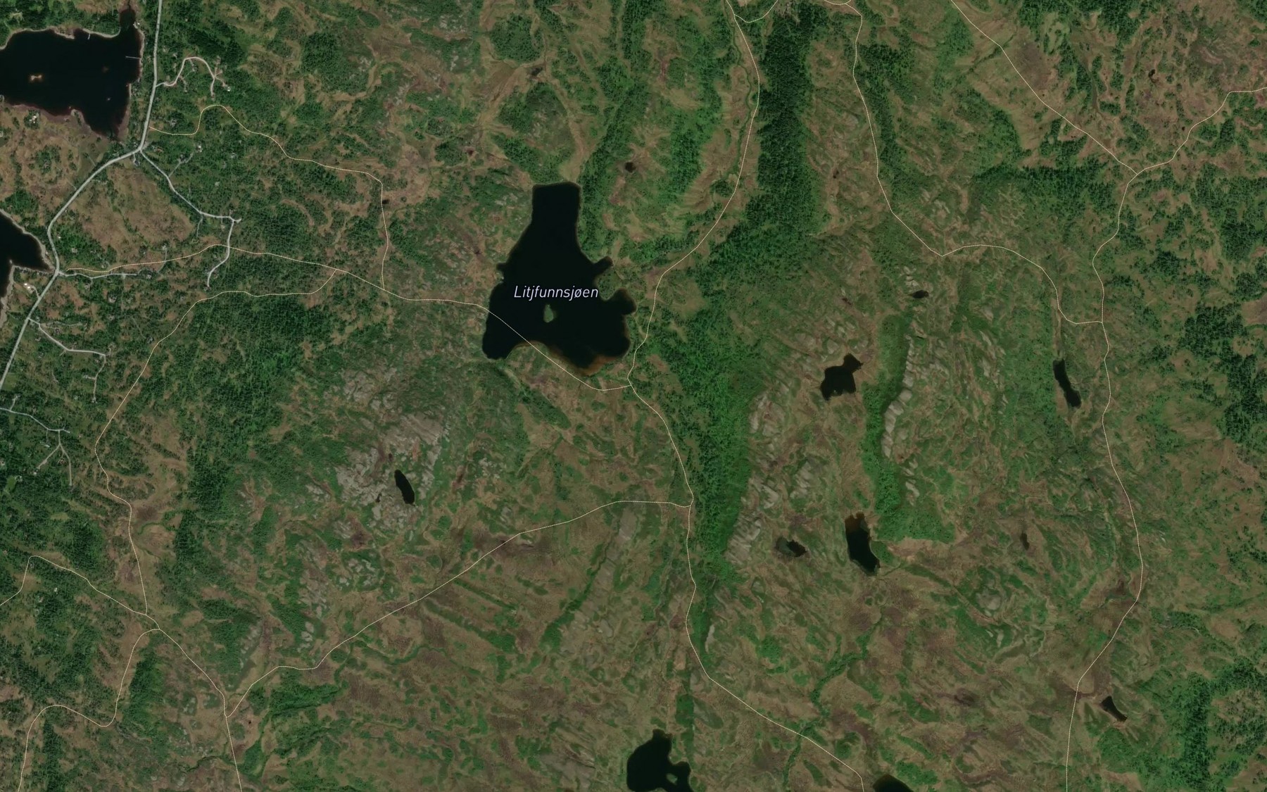 Satellite map of the Kusandbekken