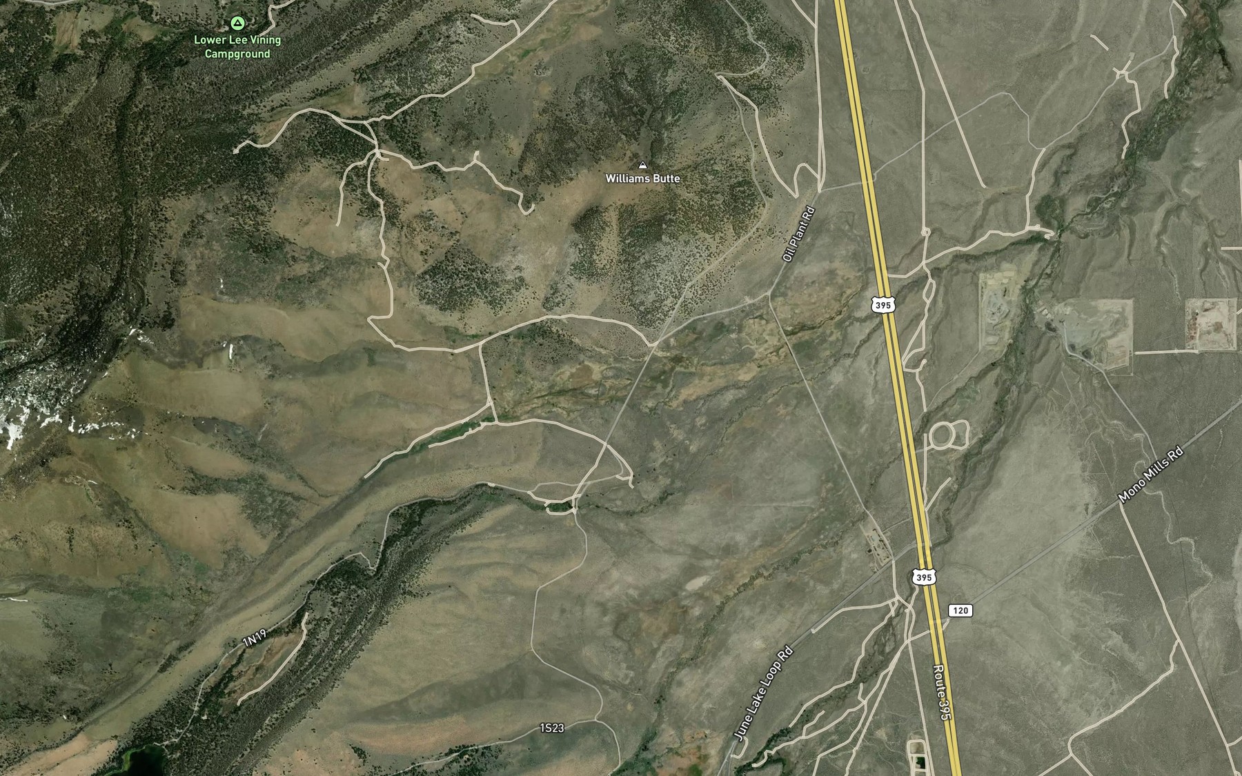 Satellite map of the Farrington Siphon