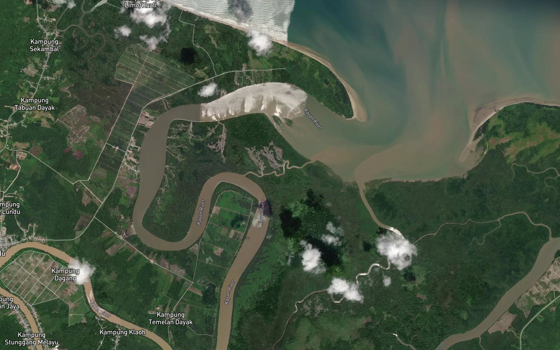 Satellite map of the Loba Apong