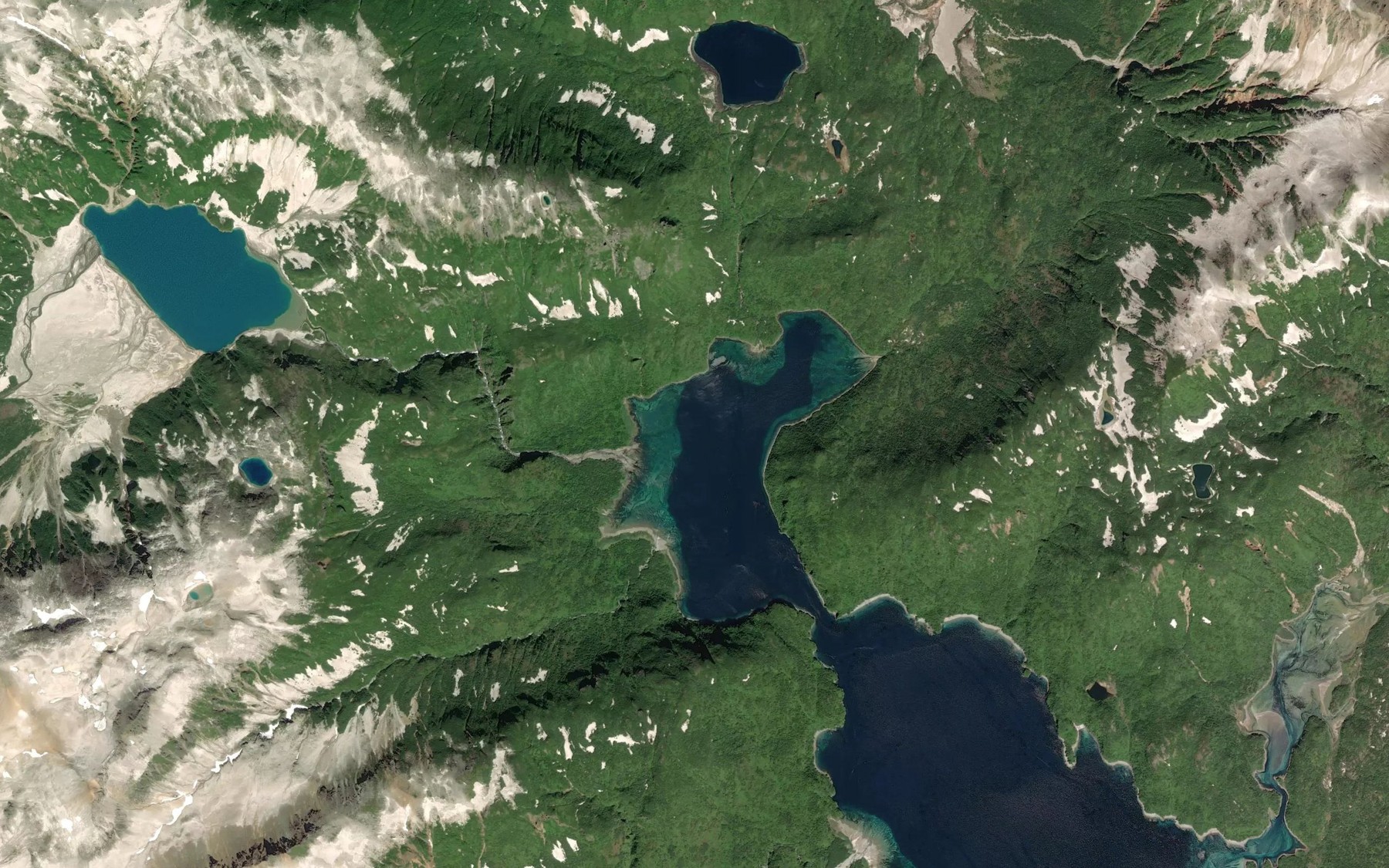 Satellite map of the Hidden Harbor