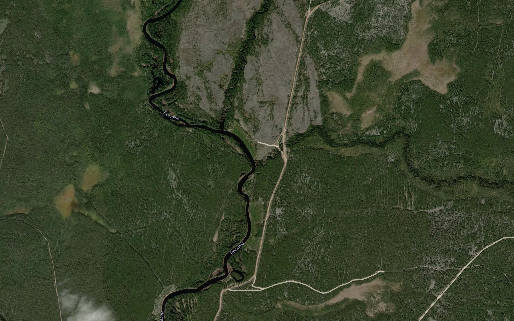 Satellite map of the Malyy Kub