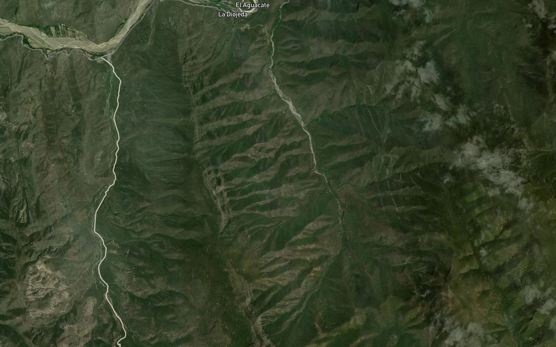 Satellite map of the El Astillero de Adentro