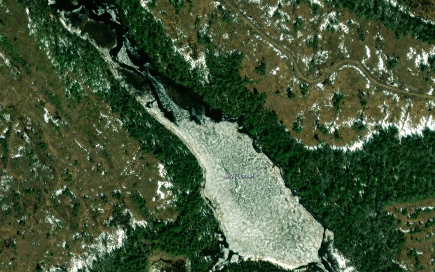 Satellite map of the Lac Volsem