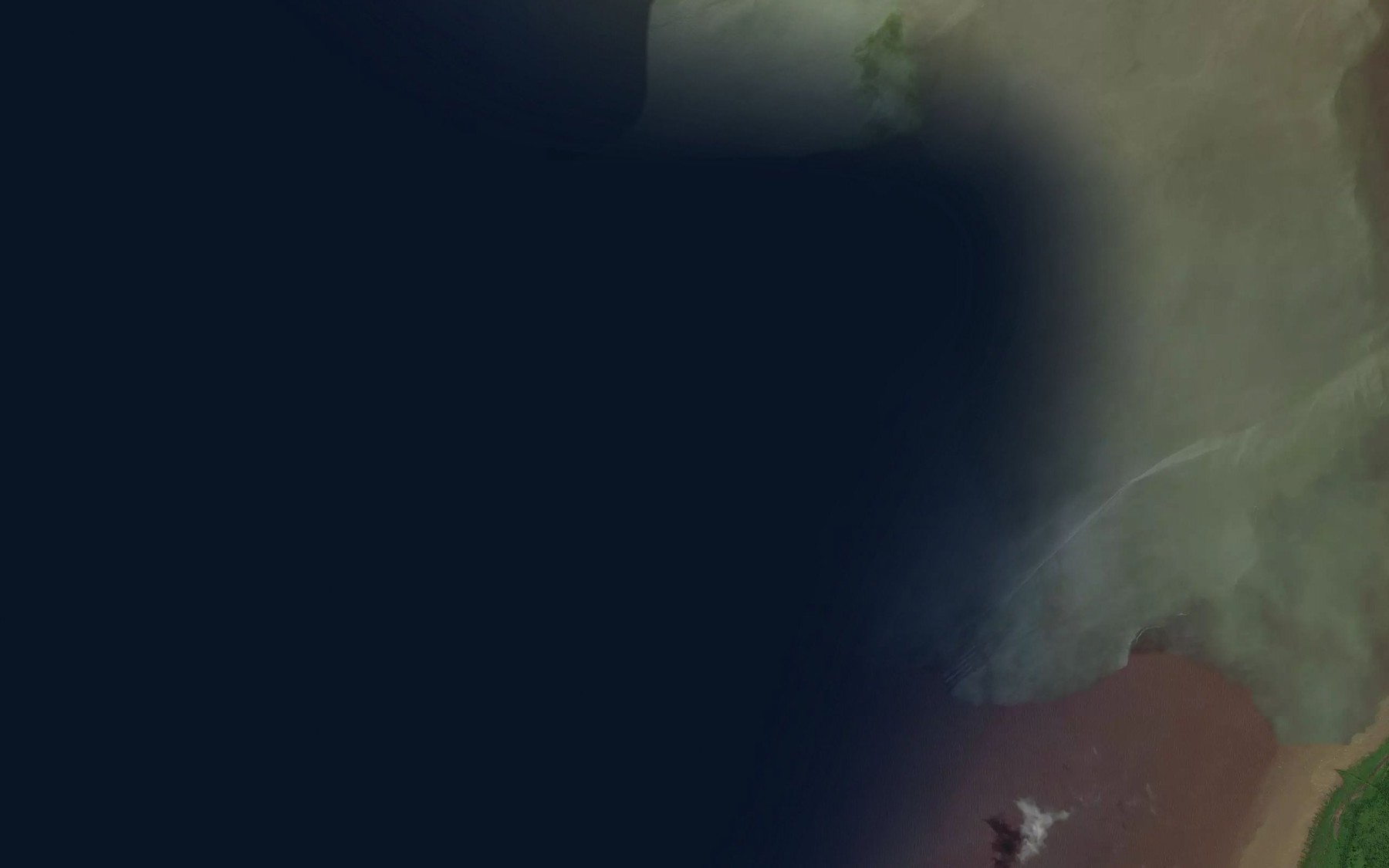 Satellite map of the Teluk Flamingo
