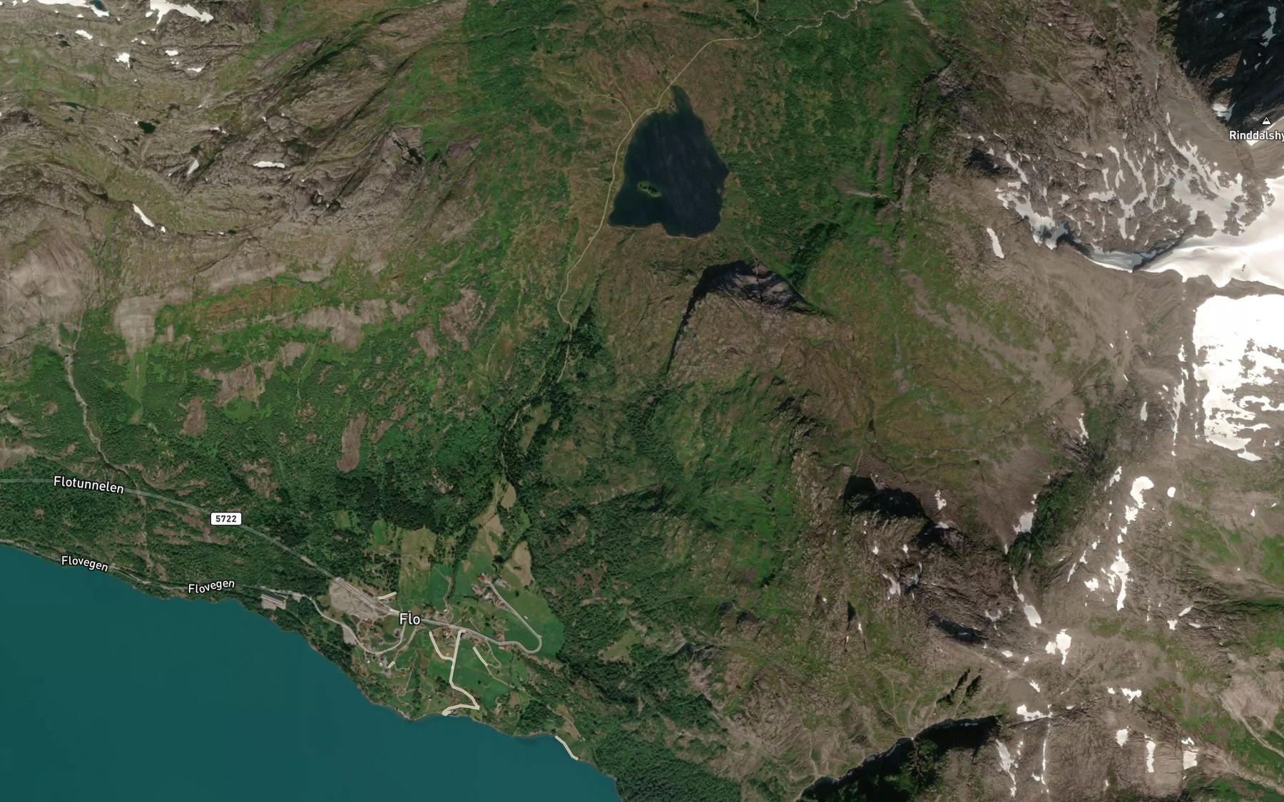 Satellite map of the Floana