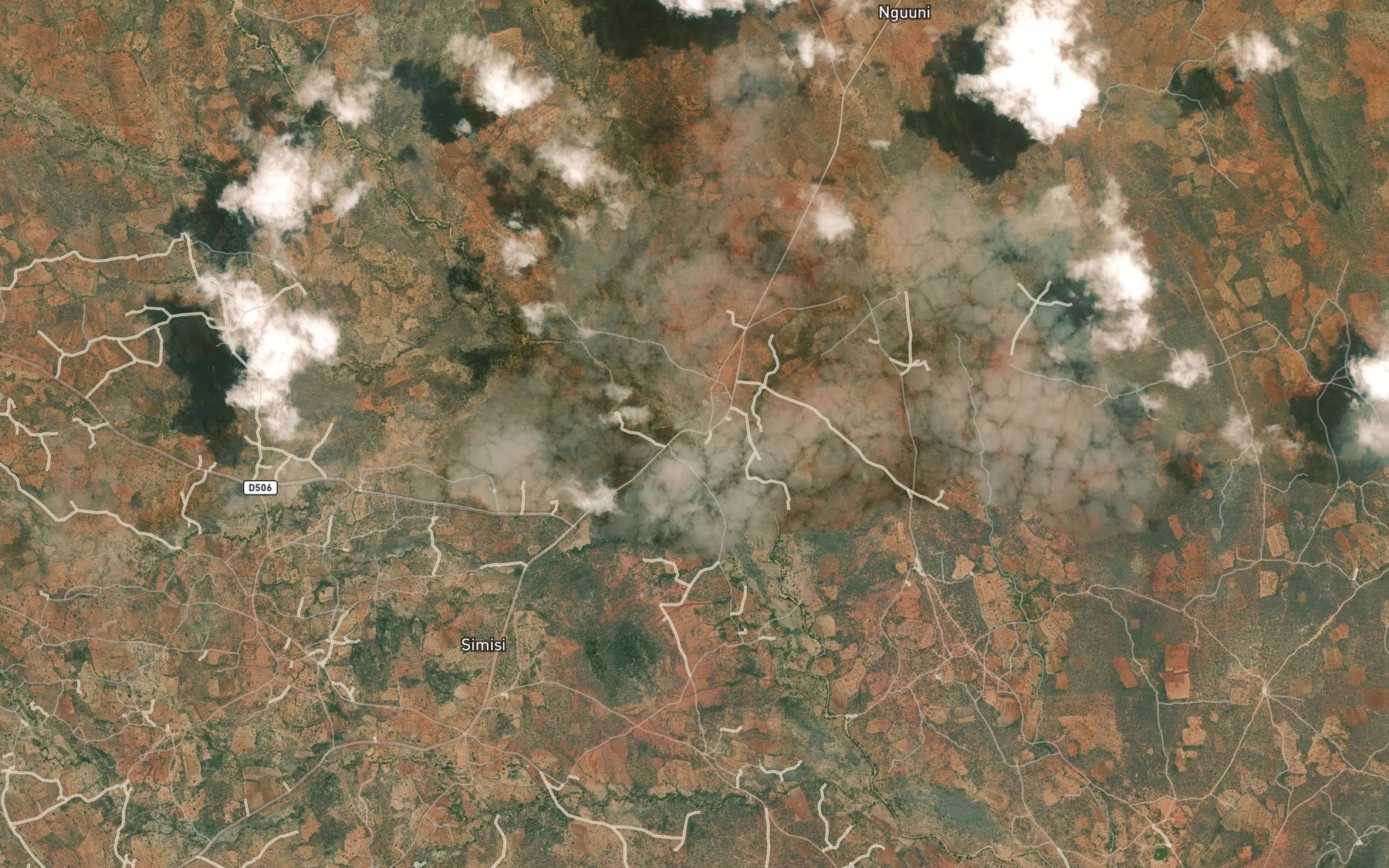 Satellite map of the Win Gonzo