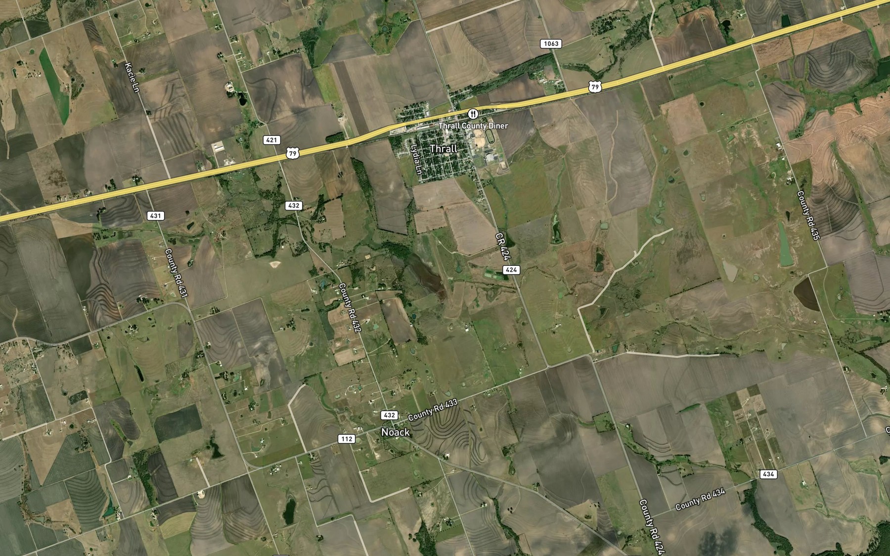 Satellite map of the Site Number Eighteen