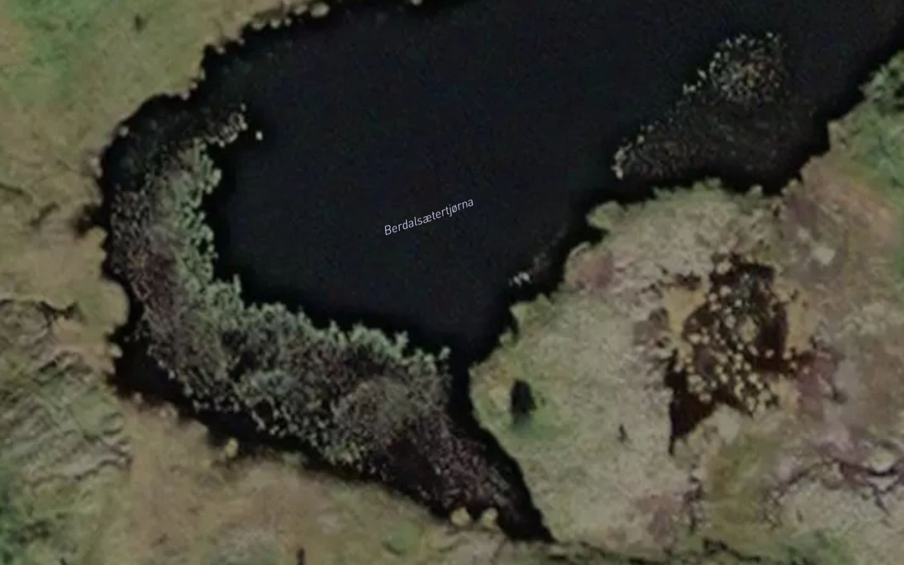 Satellite map of the Berdalsaetertjorna