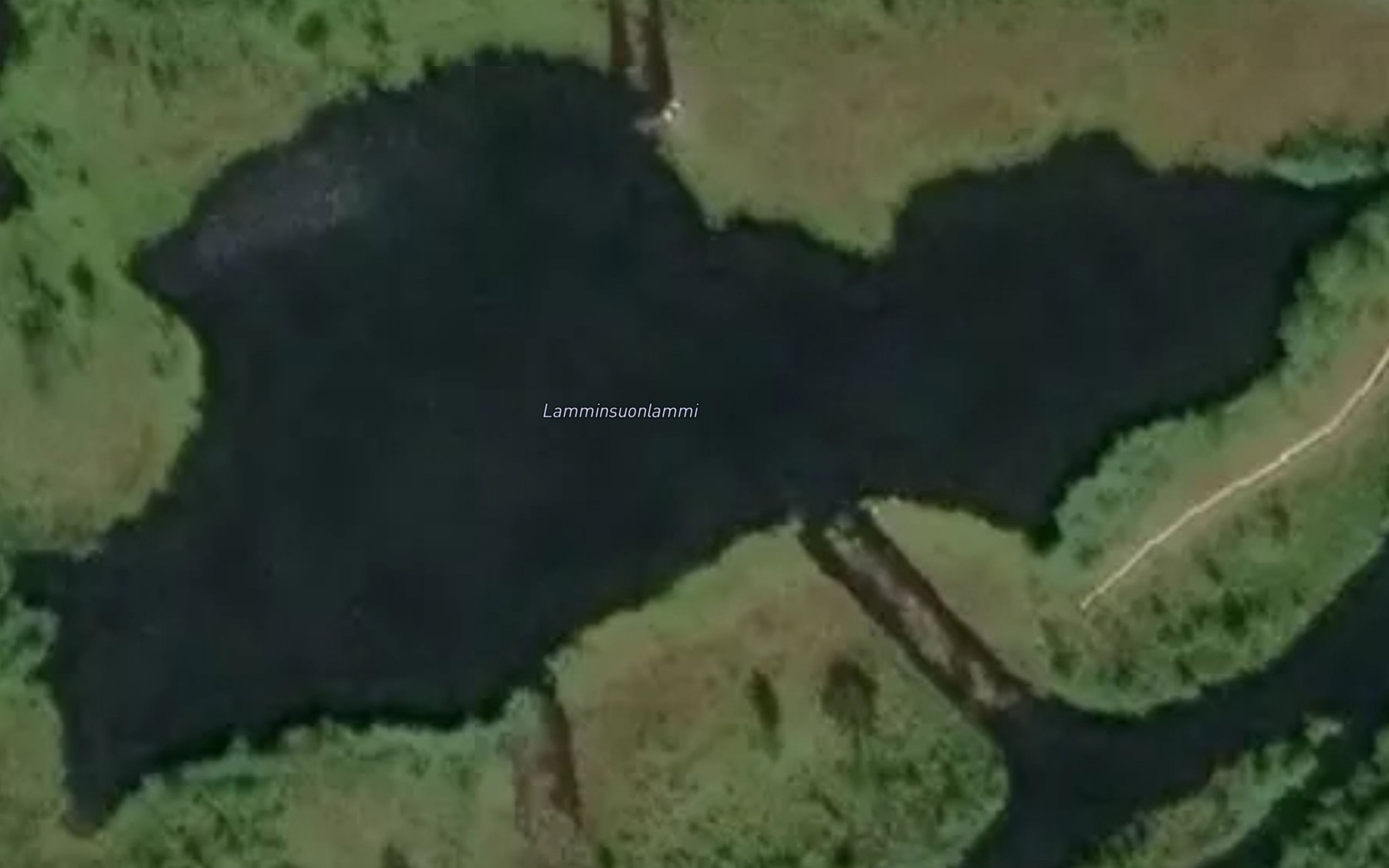 Satellite map of the Lamminsuonlammi