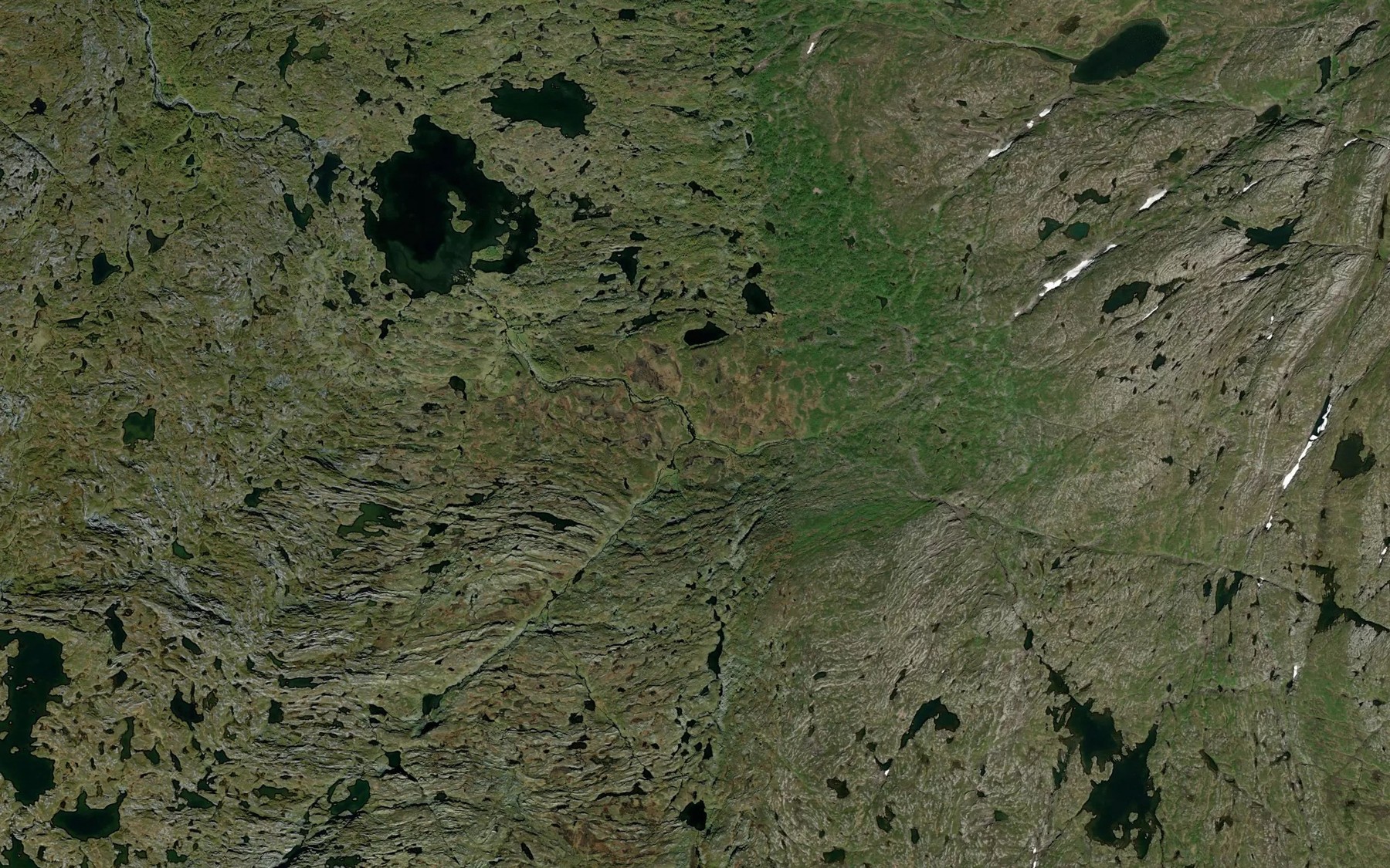 Satellite map of the Storbekken