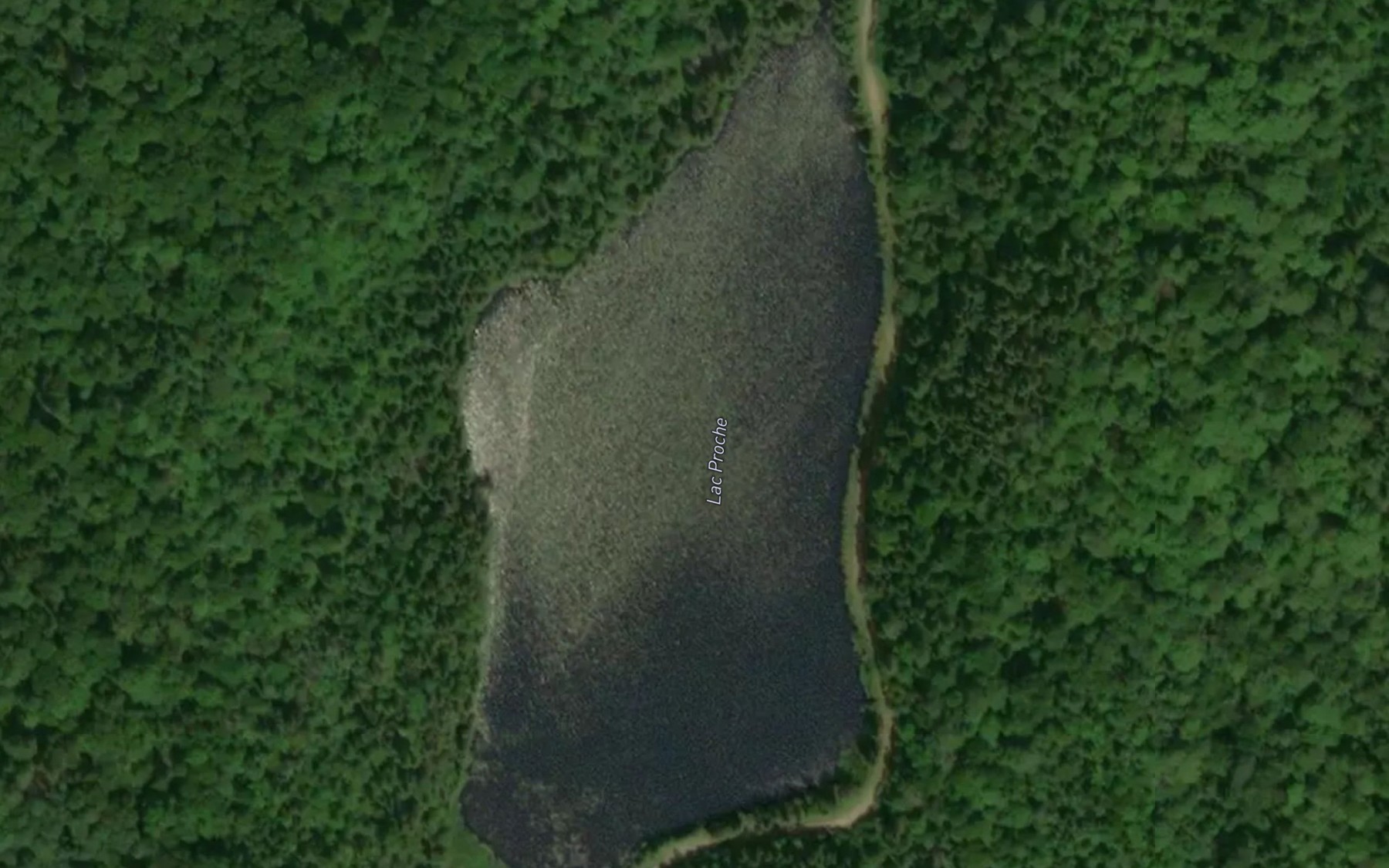 Satellite map of the Lac Proche