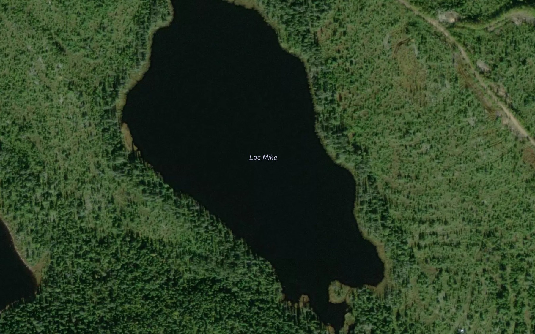 Satellite map of the Lac Mike