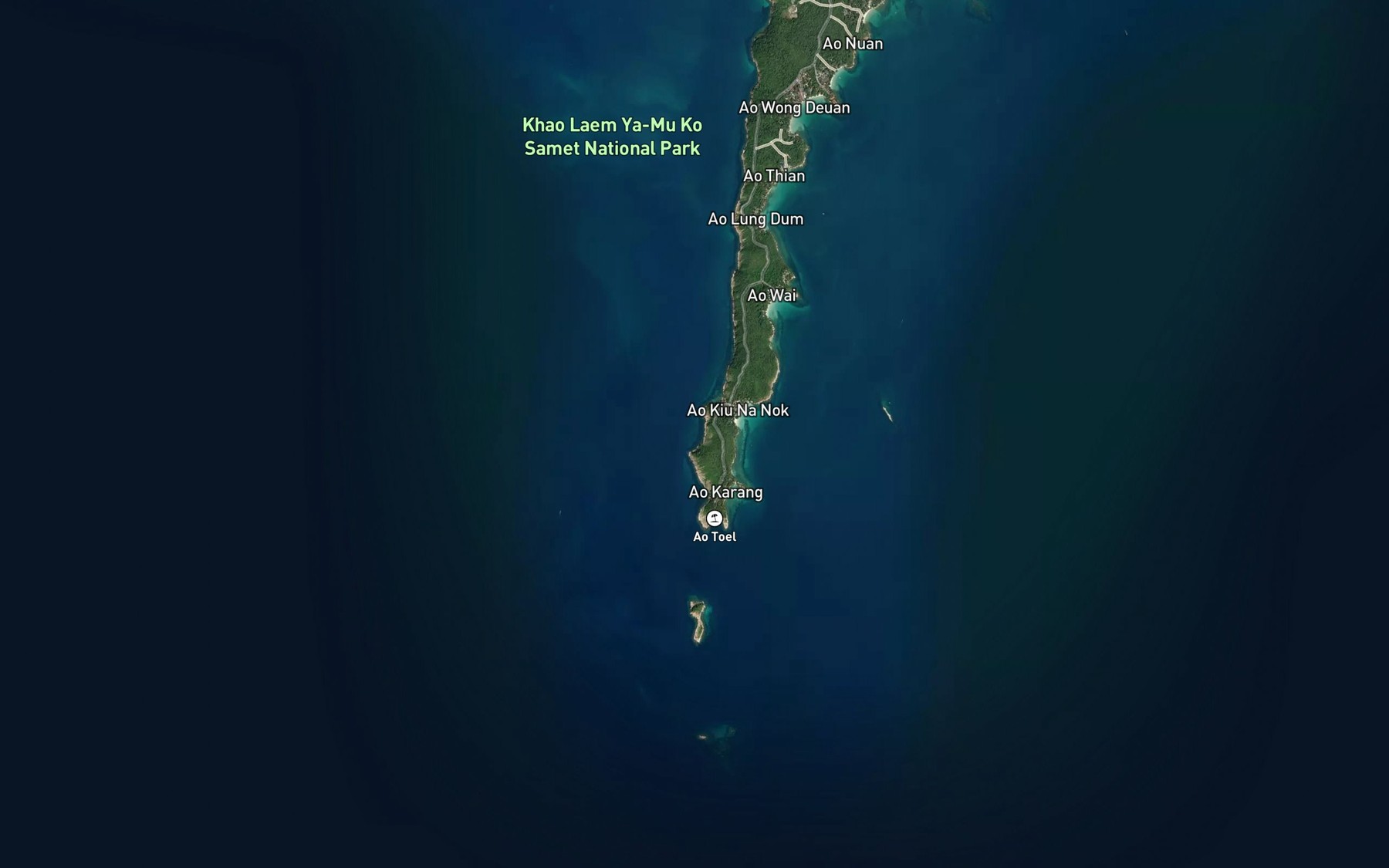 Satellite map of the Ao Kio Na Nai