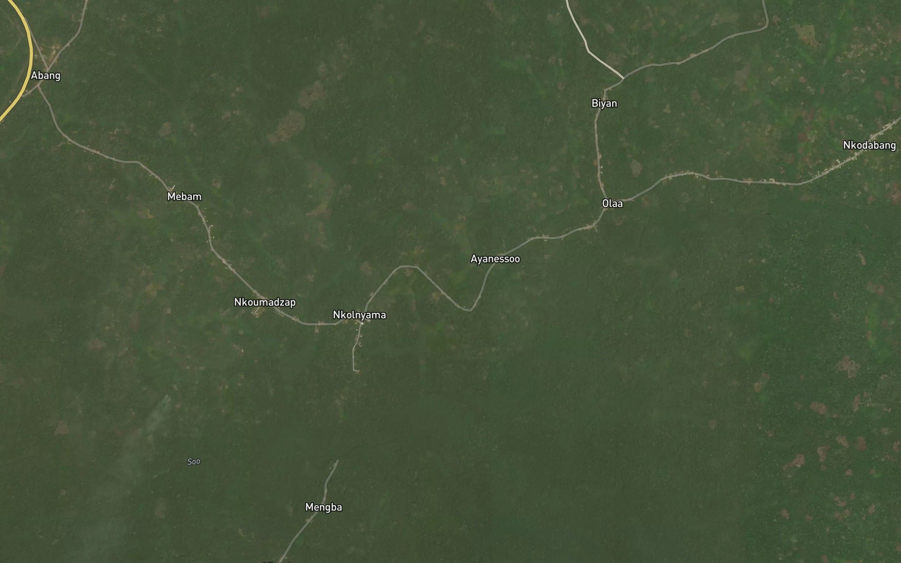 Satellite map of the Beyem