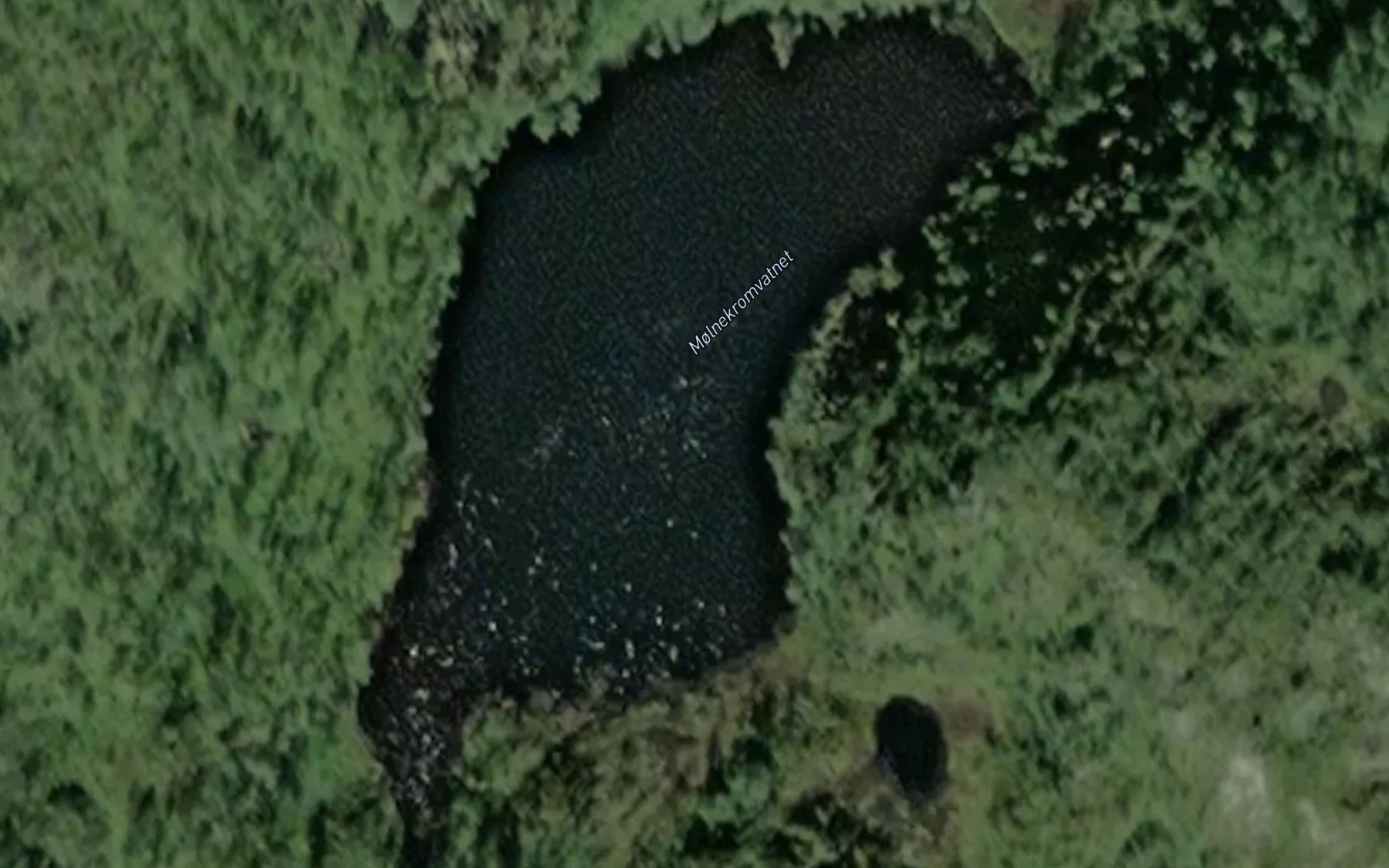 Satellite map of the Molnekromvatnet