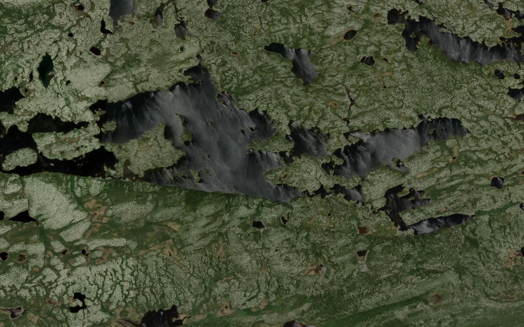 Satellite map of the Lac Nutamawanan