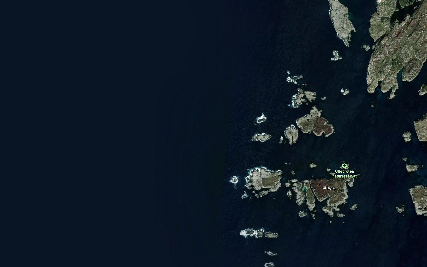 Satellite map of the Sengeflui