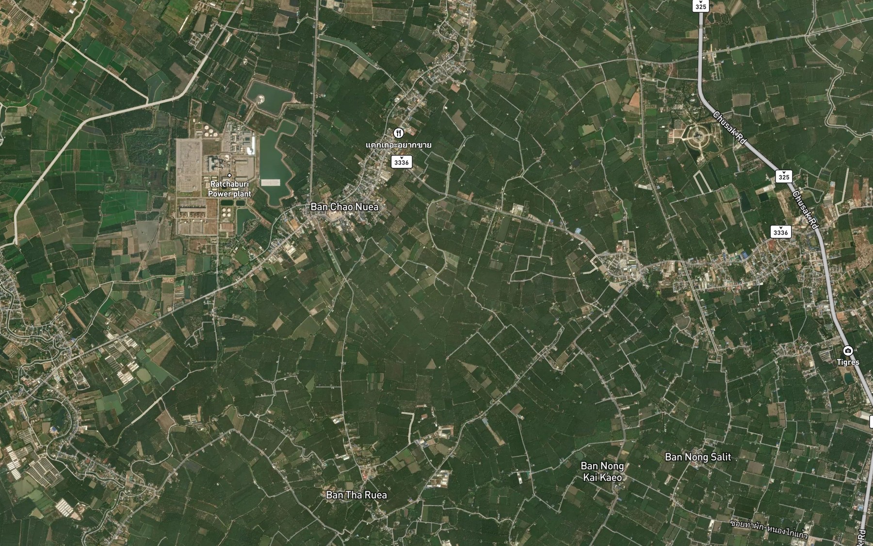 Satellite map of the Lam Rang Huai