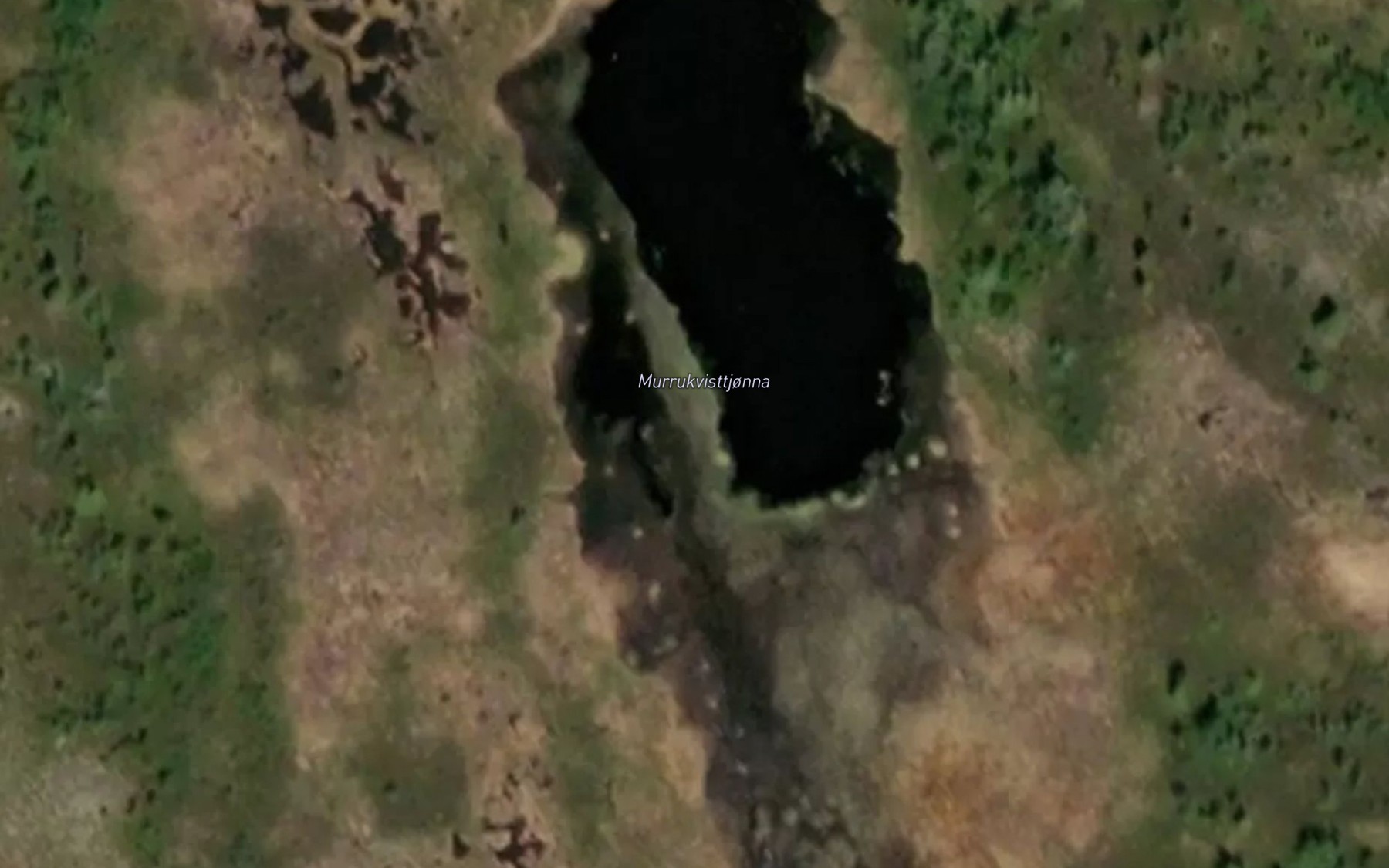 Satellite map of the Murrukvisttjonna