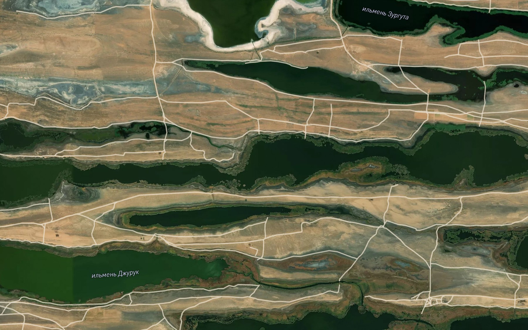 Satellite map of the Il'men' Ulasty