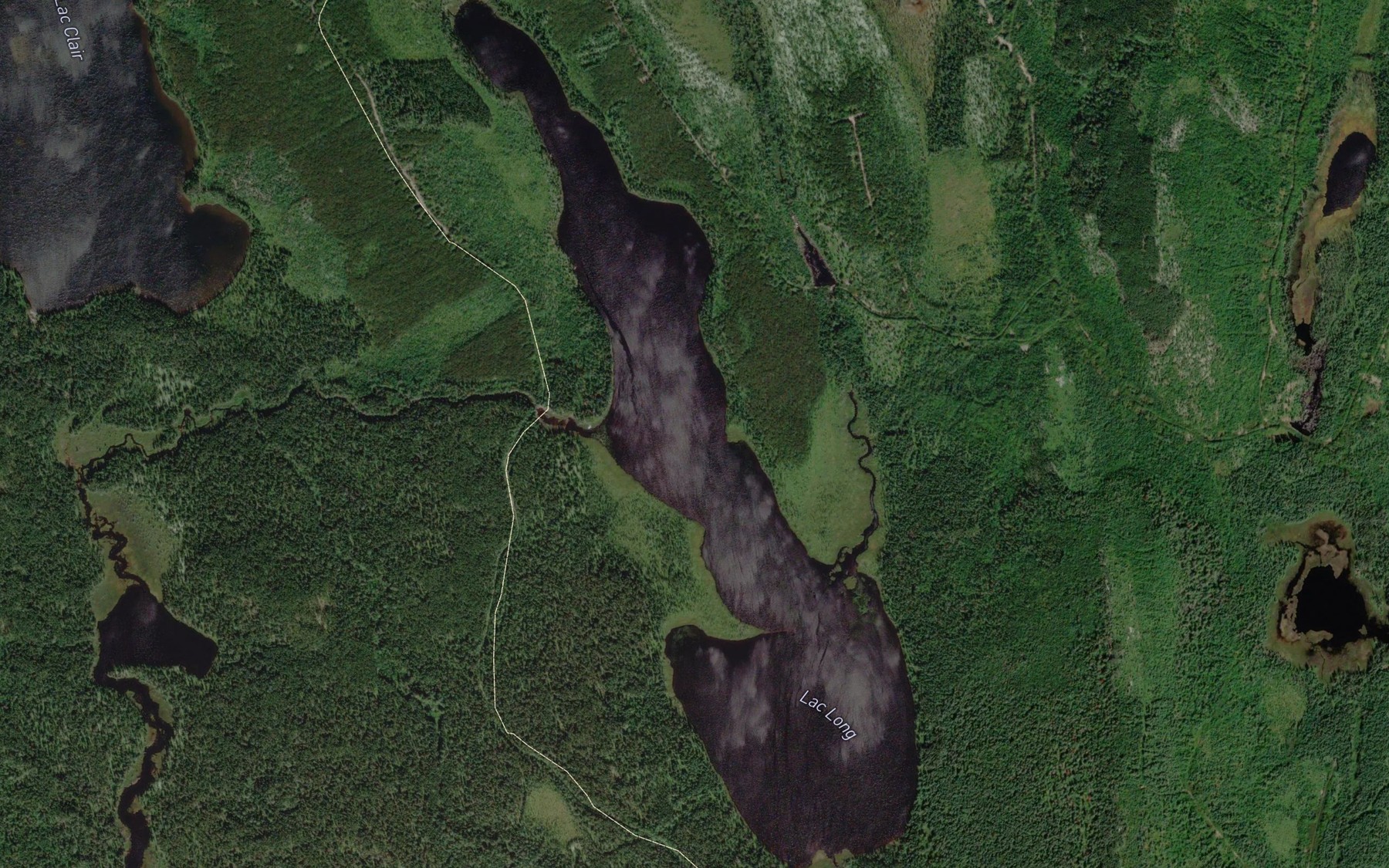 Satellite map of the Lac Long
