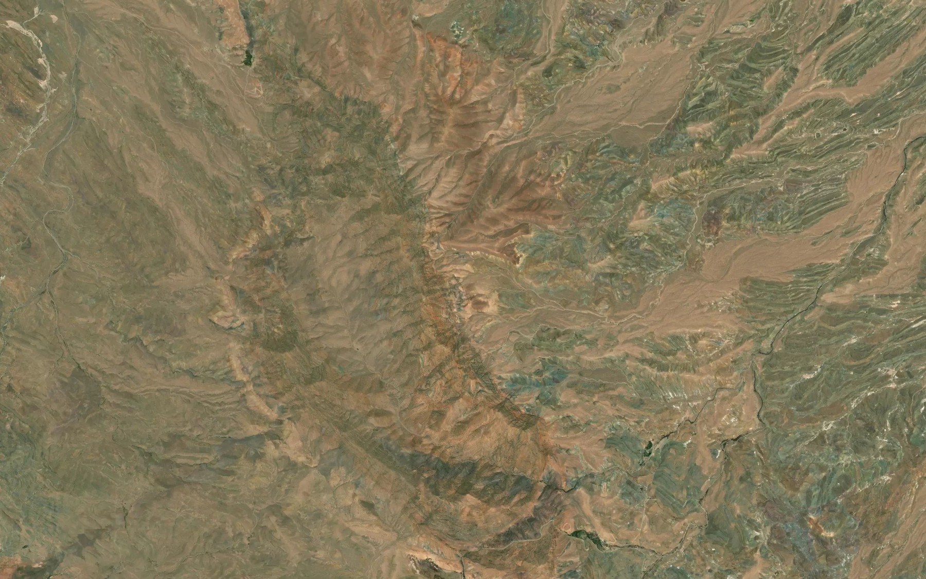 Satellite map of the Cheshmeh-ye Sang Ateshi