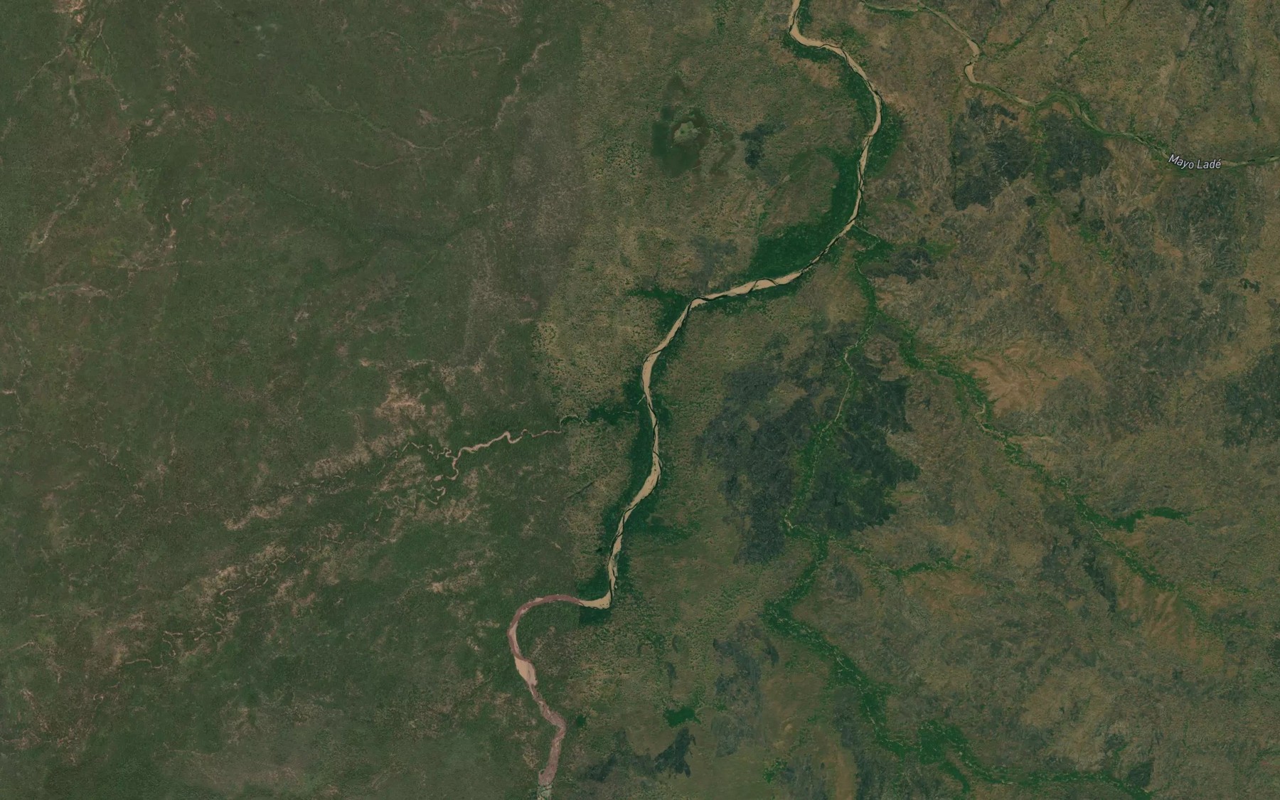 Satellite map of the Mayo Bad'i
