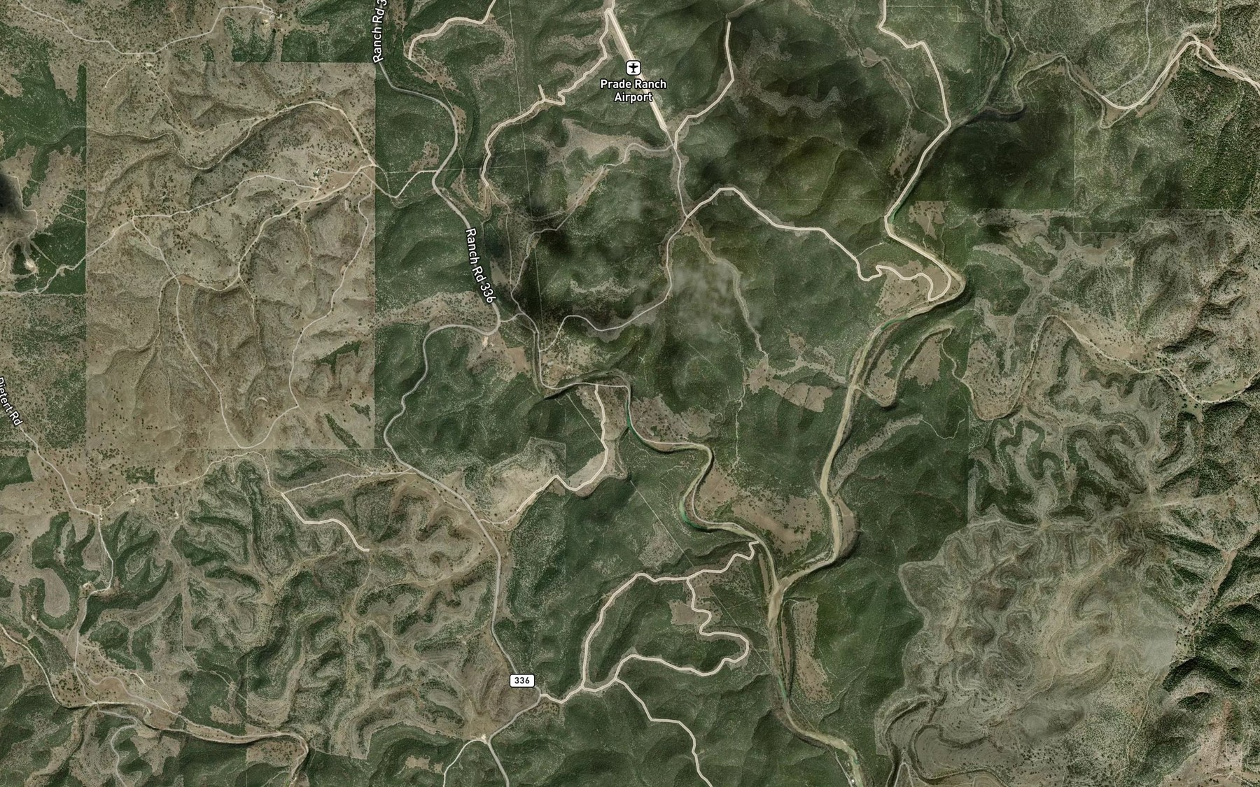 Satellite map of the Big Springs