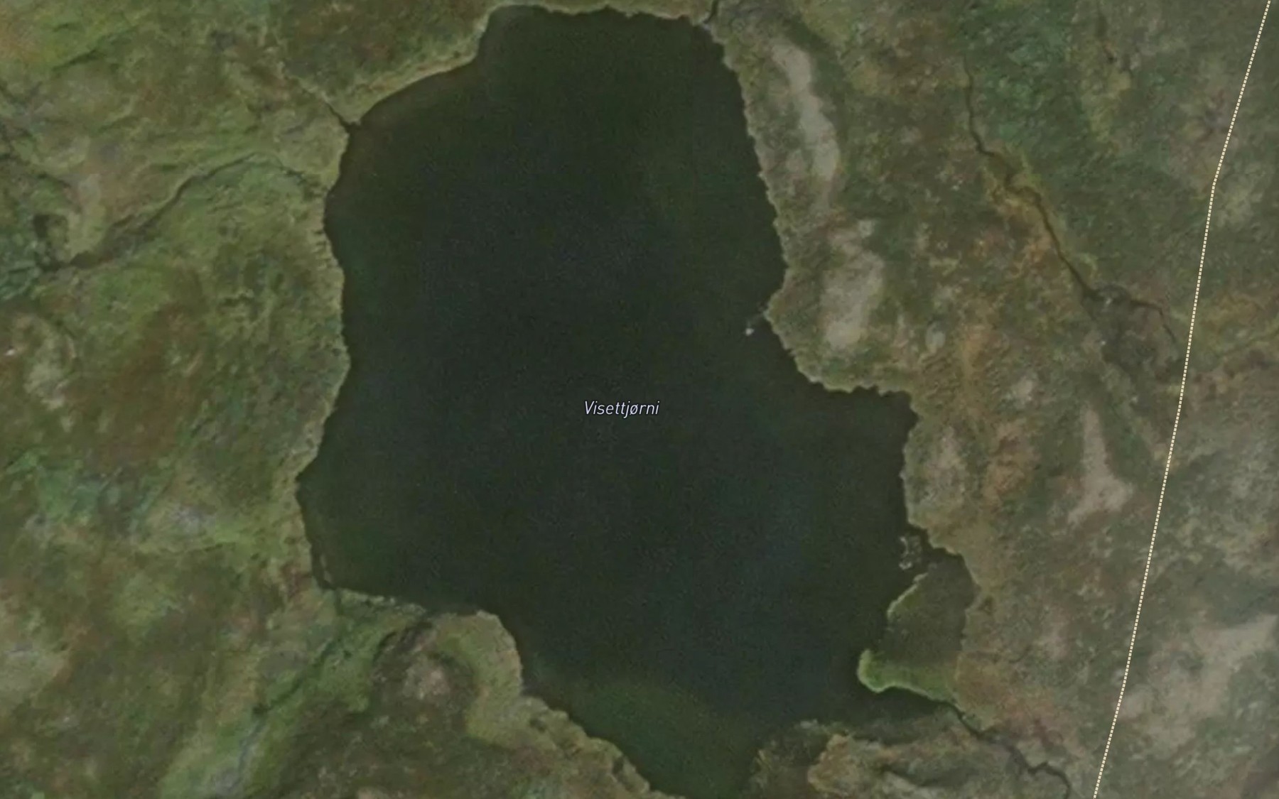 Satellite map of the Visettjorni