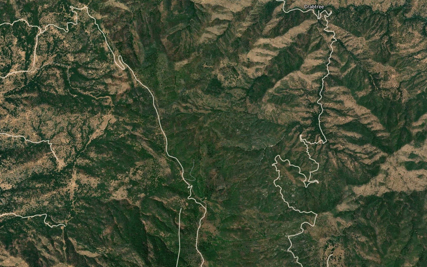 Satellite map of the Clover Meadow Spring