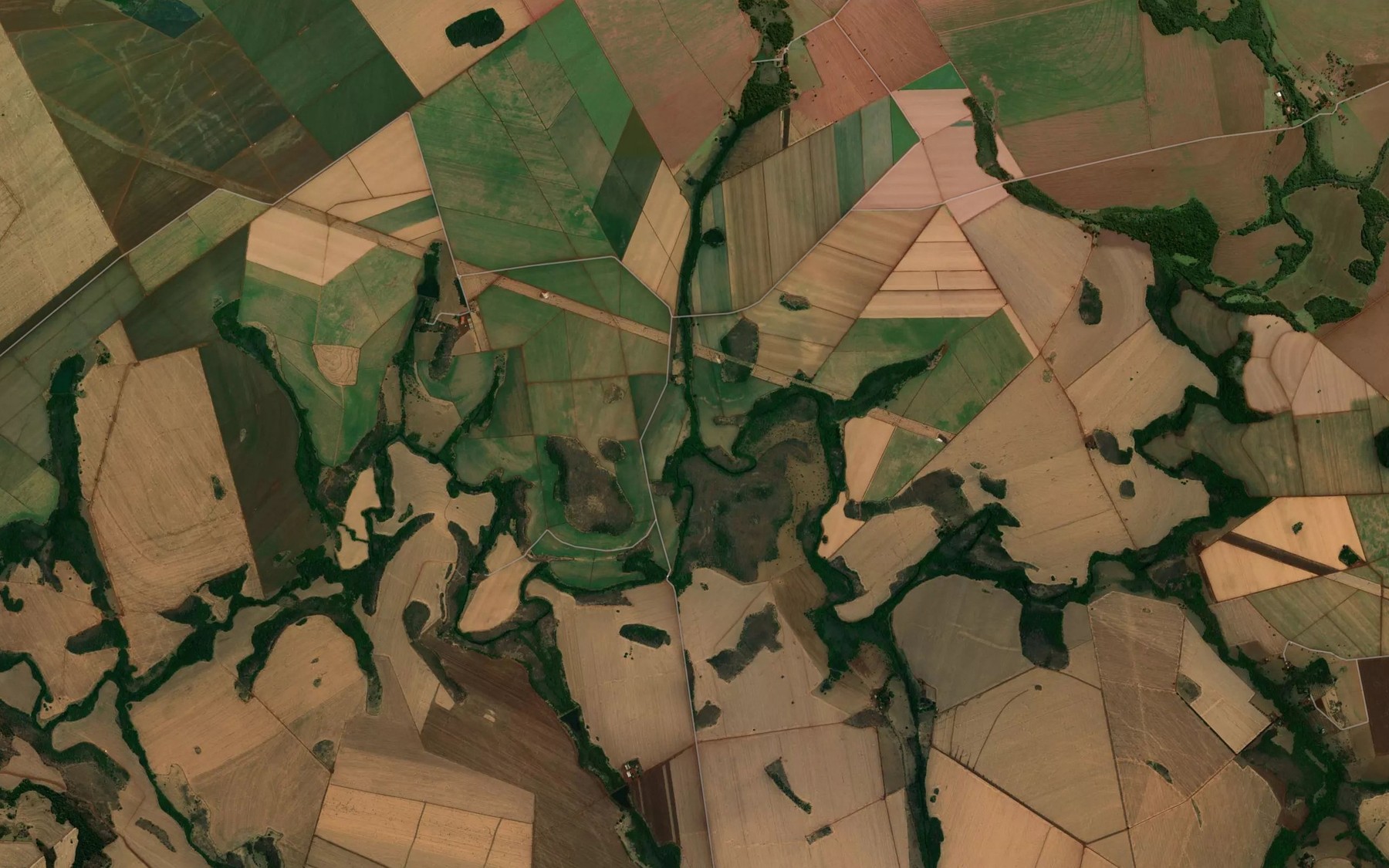 Satellite map of the Corrego da Atoladeira