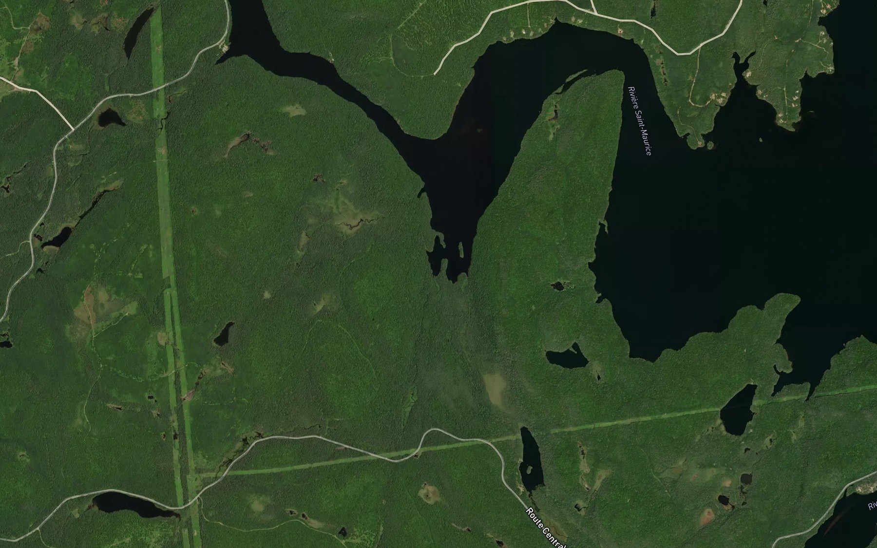 Satellite map of the Ruisseau au Lard