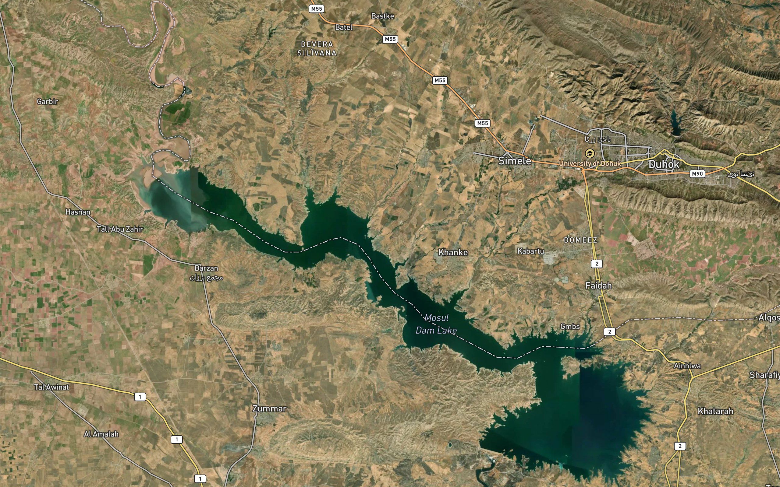 Mosul Dam Reservoir