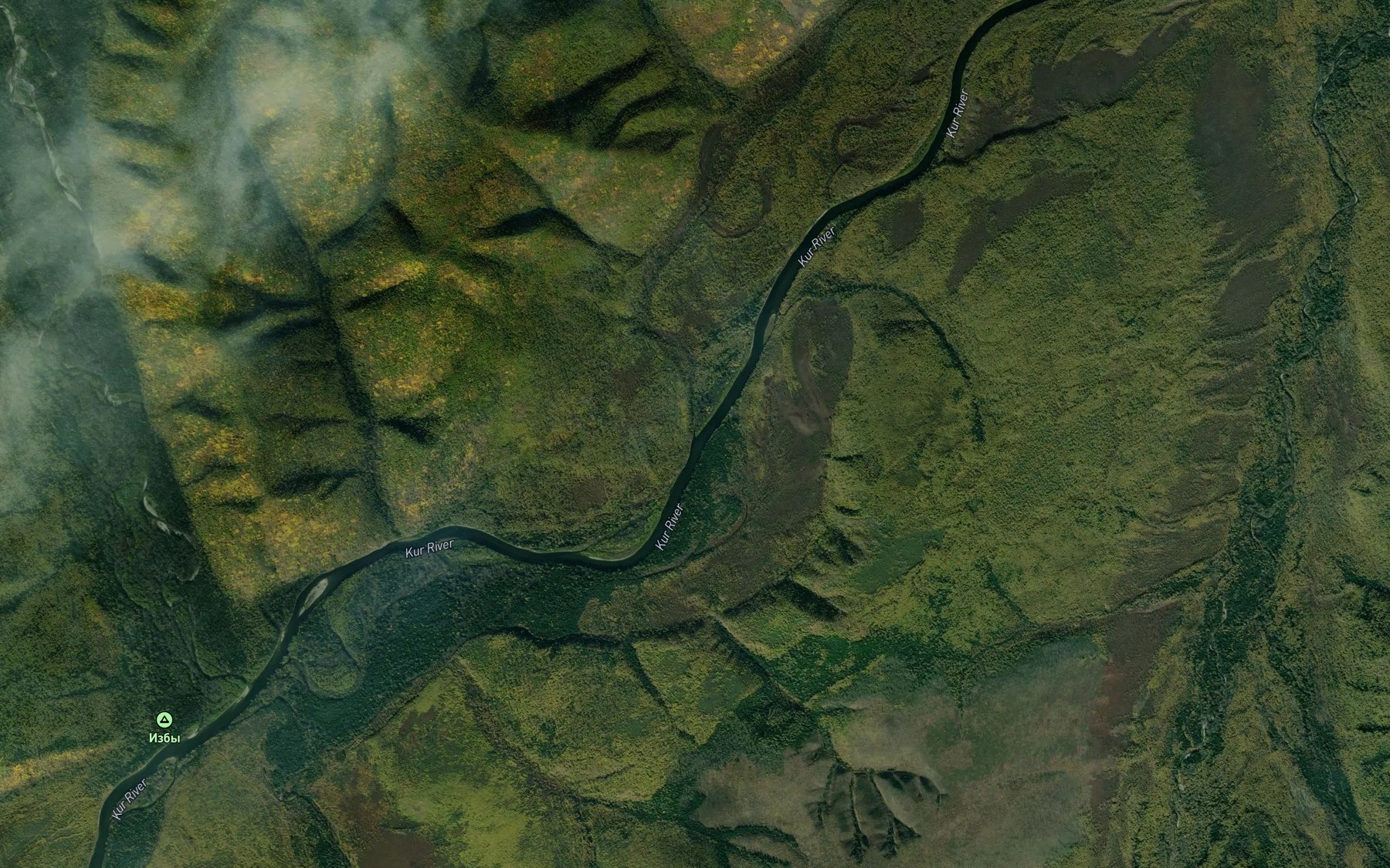 Satellite map of the Gutara