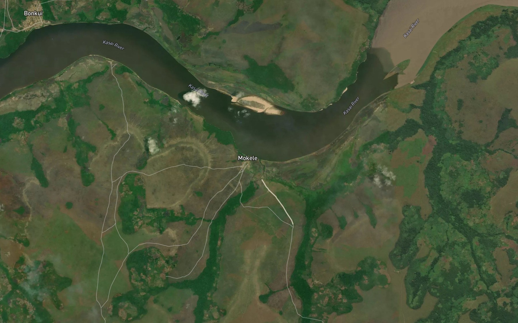 Satellite map of the Ledoma