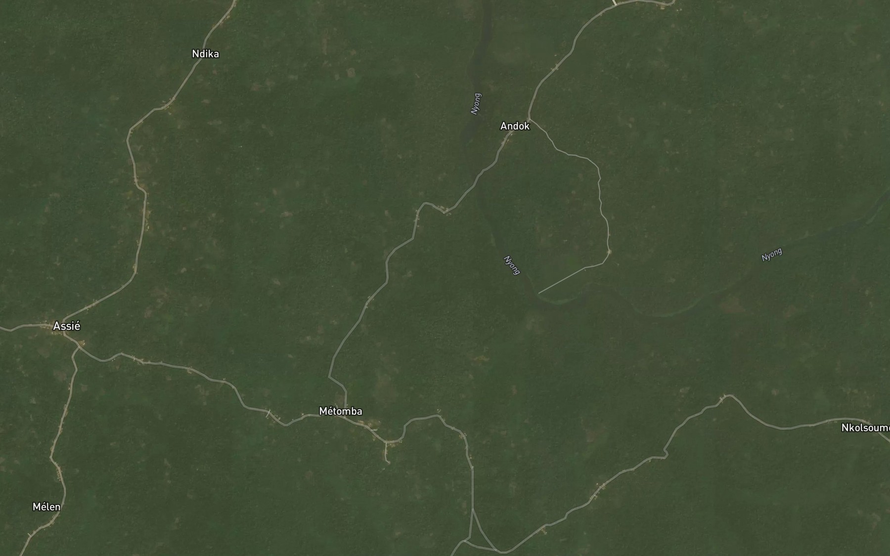 Satellite map of the Osoenoma
