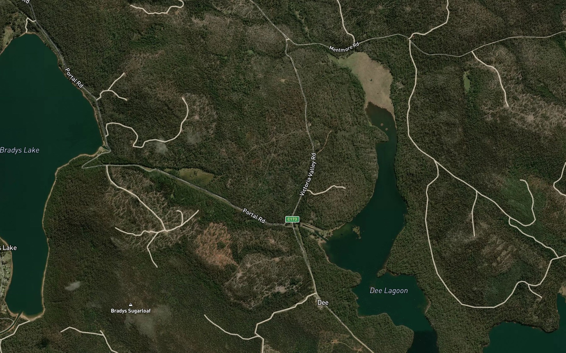 Satellite map of the Paton Bay