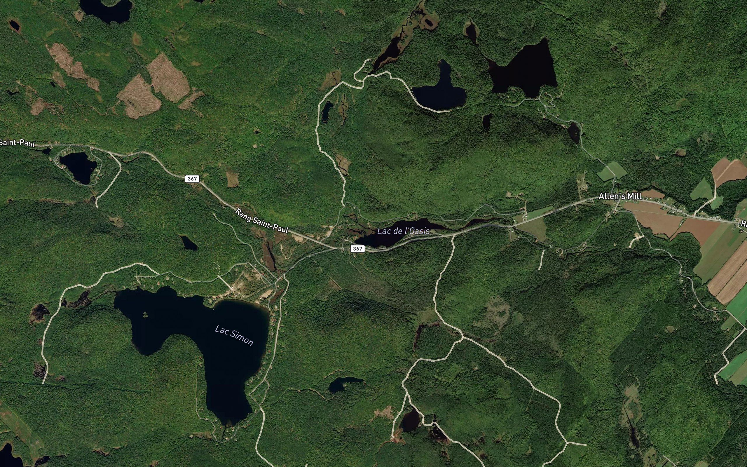 Decharge du Lac Simon