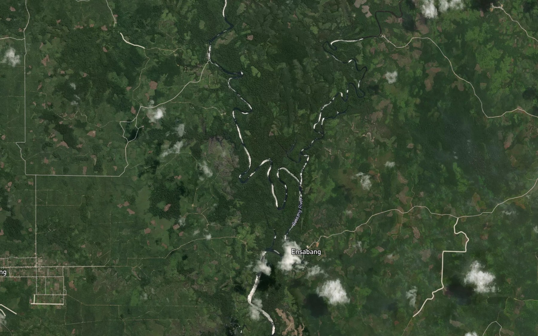 Satellite map of the Sungai Jungkit