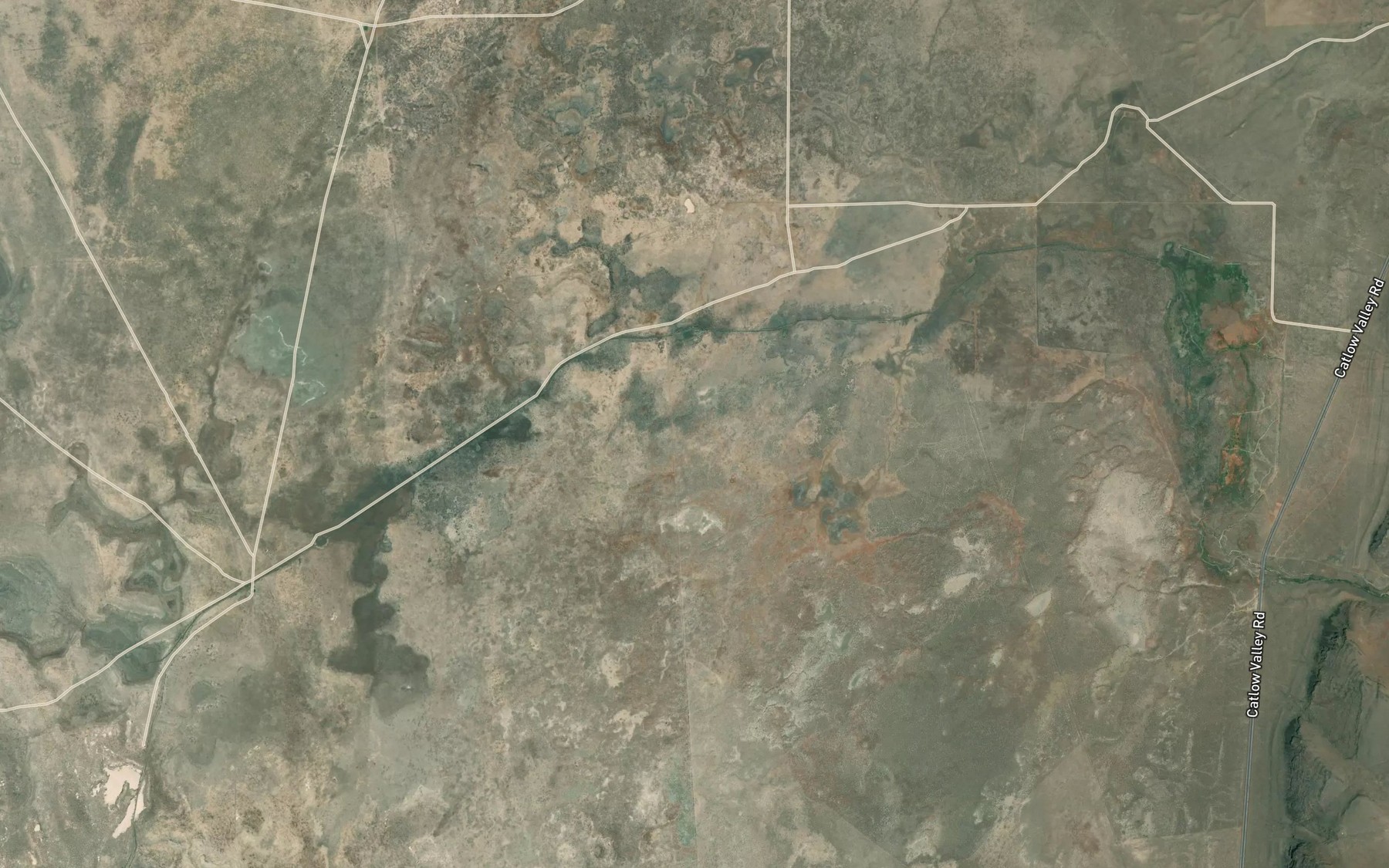 Satellite map of the Stockwater Ditch