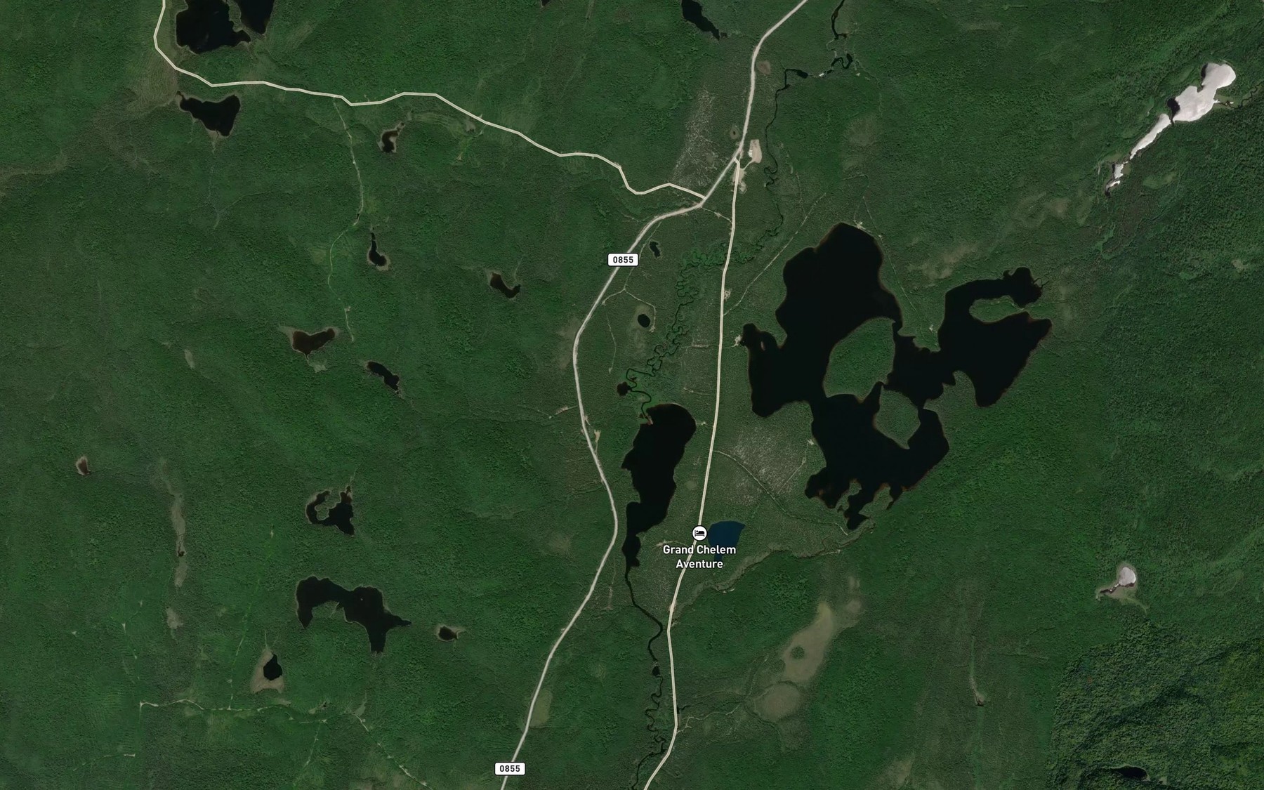 Satellite map of the Etang du Poulpe