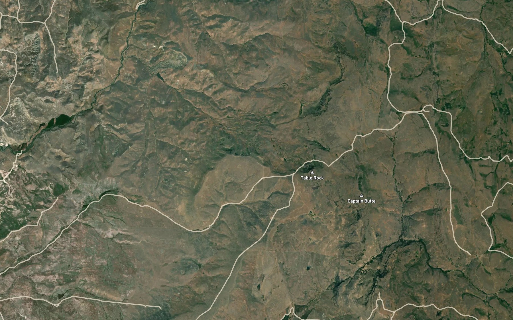 Satellite map of the Rim Spring