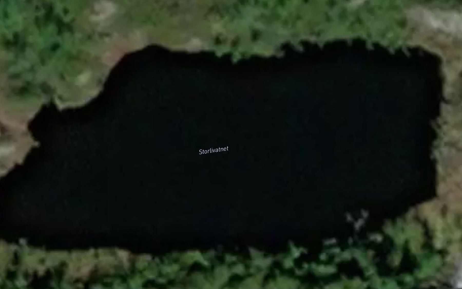 Satellite map of the Storlivatnet