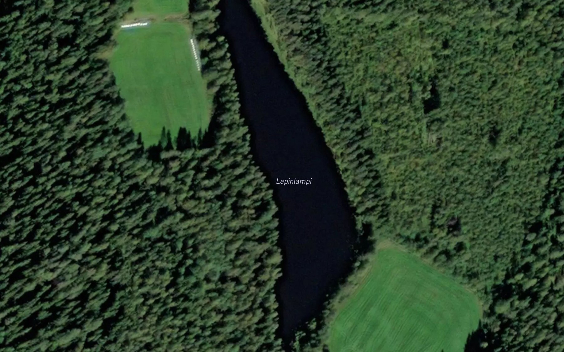 Satellite map of the Lapinlampi