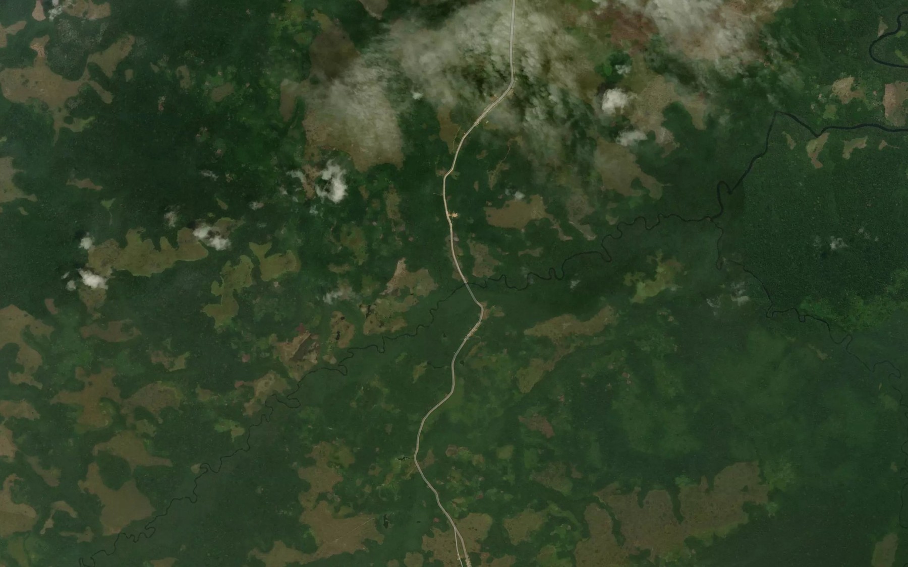 Satellite map of the Nzoassi
