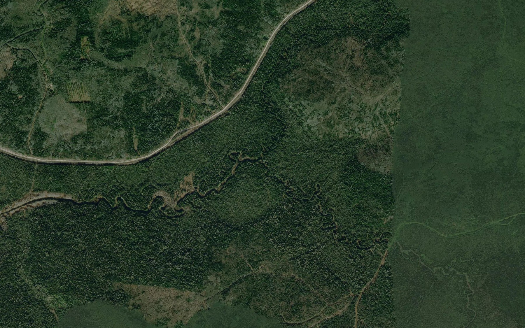 Satellite map of the Khariusovka