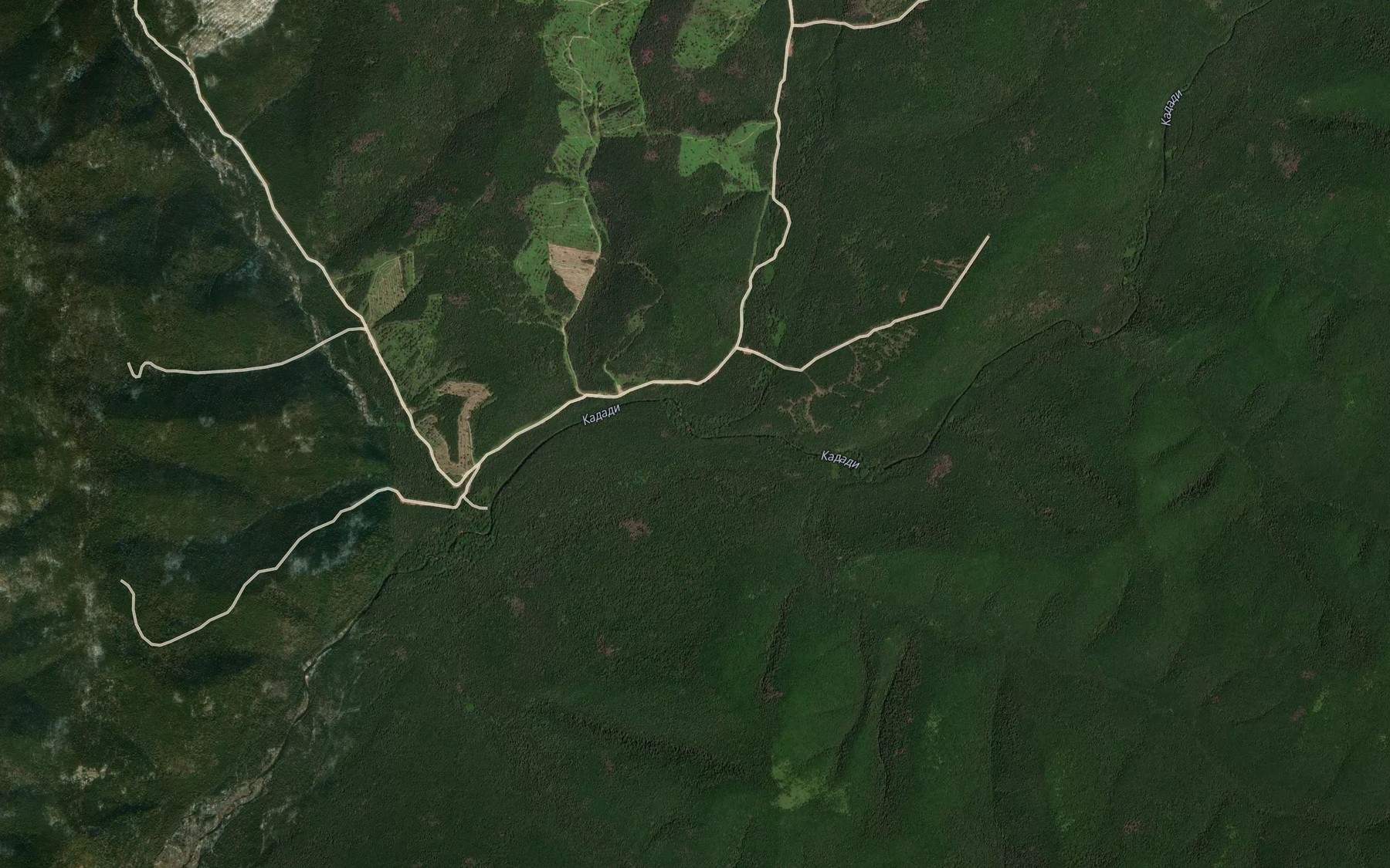 Satellite map of the Ozhivlennyy