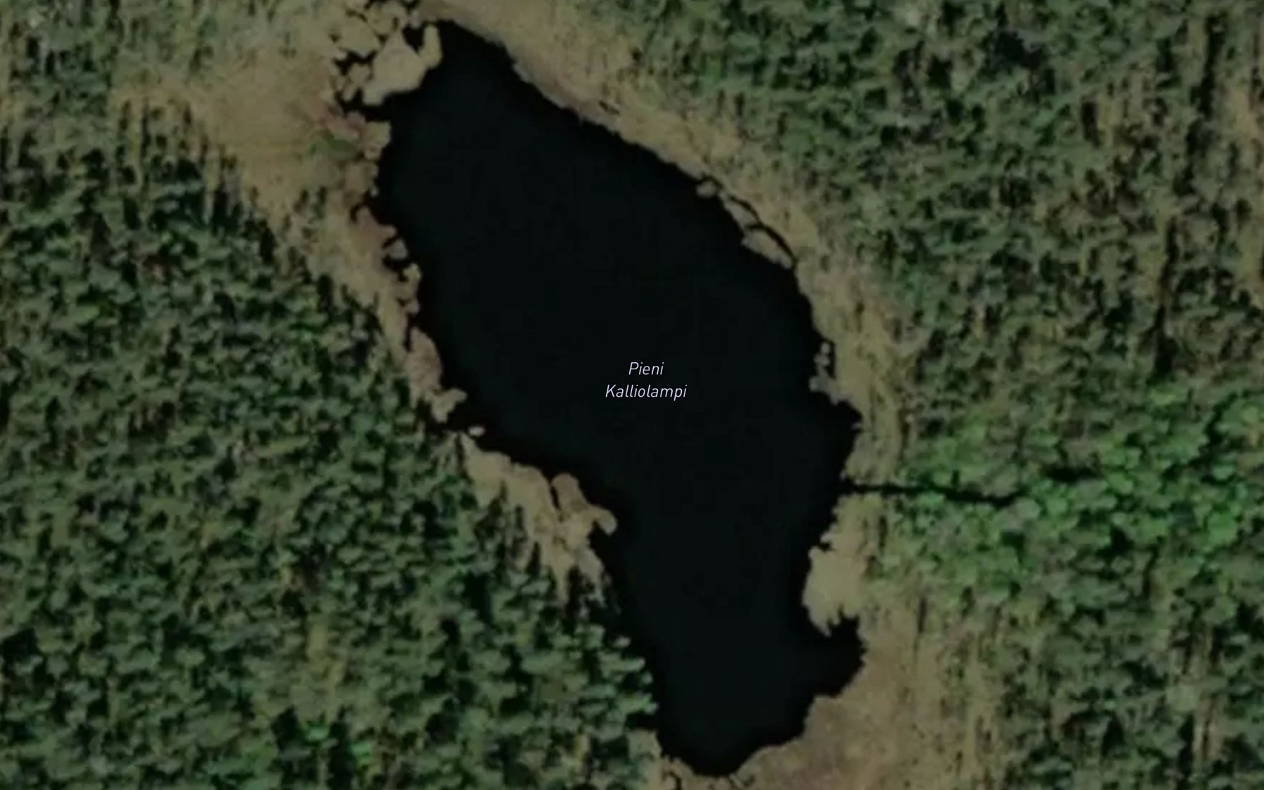 Satellite map of the Pieni Kalliolampi