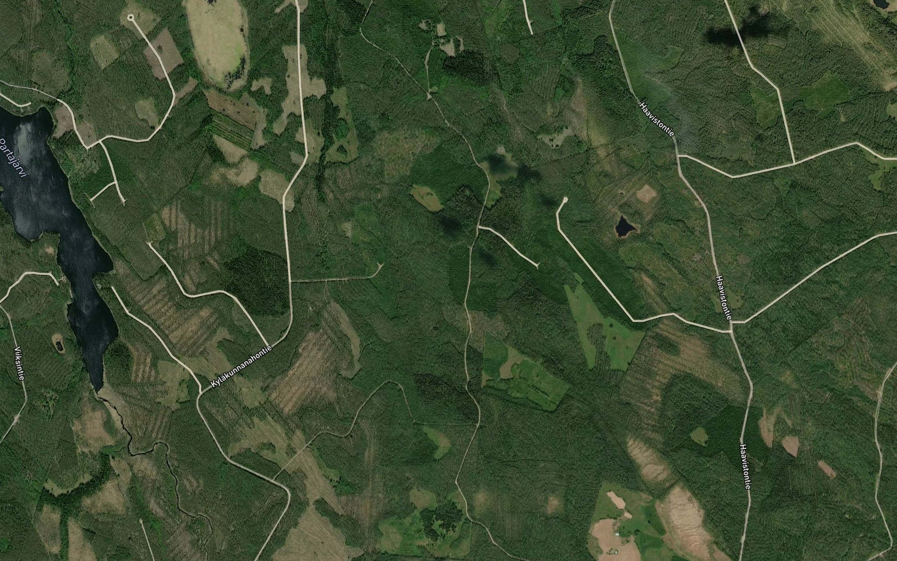 Satellite map of the Ruostepuro