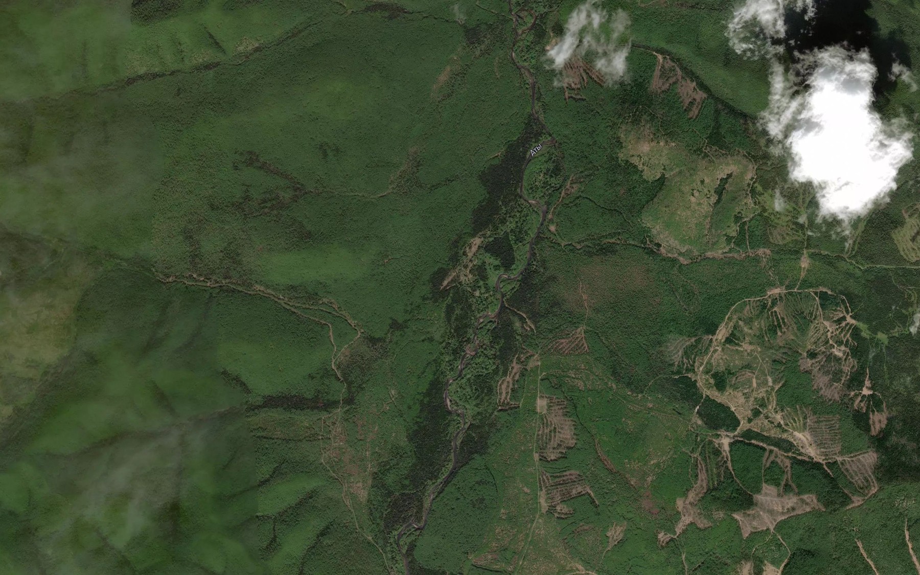 Satellite map of the Mokhovoy
